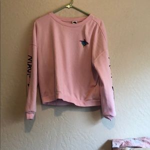 Maui and Sons pink longsleeve tee